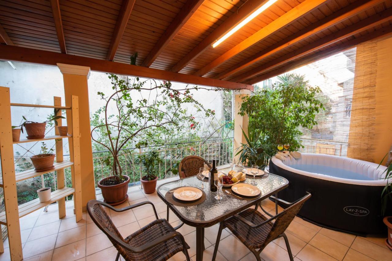 Luxury Katrinas Apartment With Outdoor Jacuzzi Corfu  Экстерьер фото