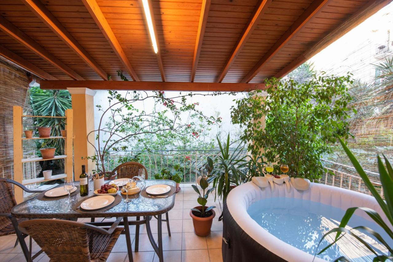 Luxury Katrinas Apartment With Outdoor Jacuzzi Corfu  Экстерьер фото